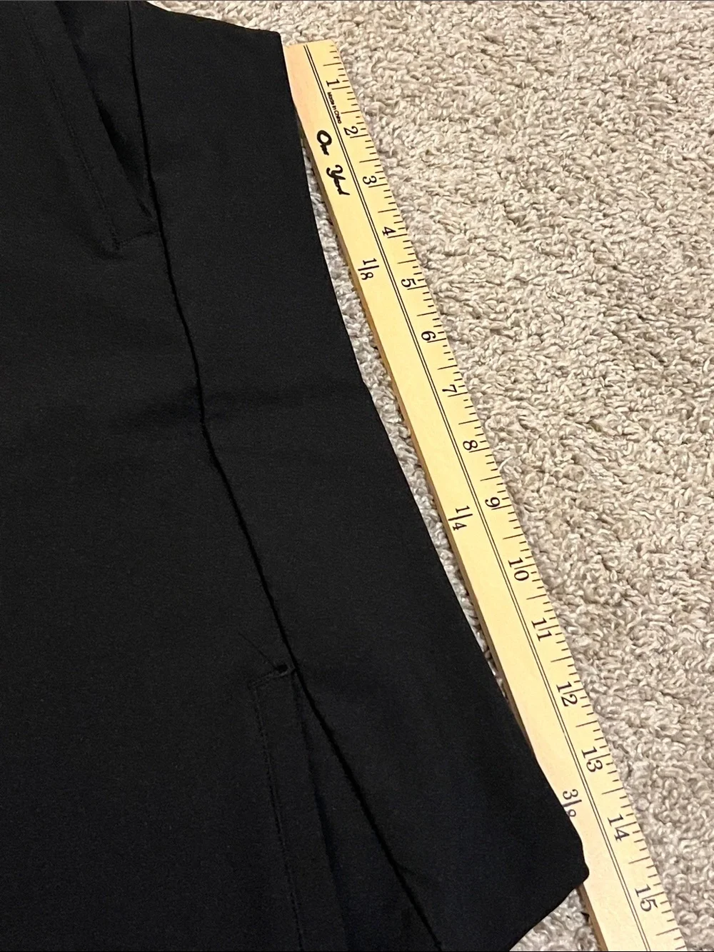 Fairway & Greene‎ Black Golf Skort Skirt Athletic Stretch Pull-On Size Small